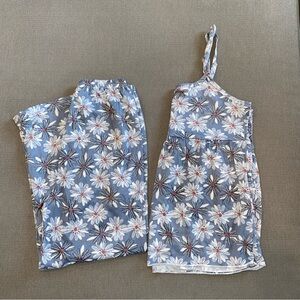 2 Piece Floral Pajama Set